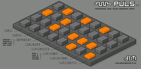 PULS - Monophonic pulse wave synth 