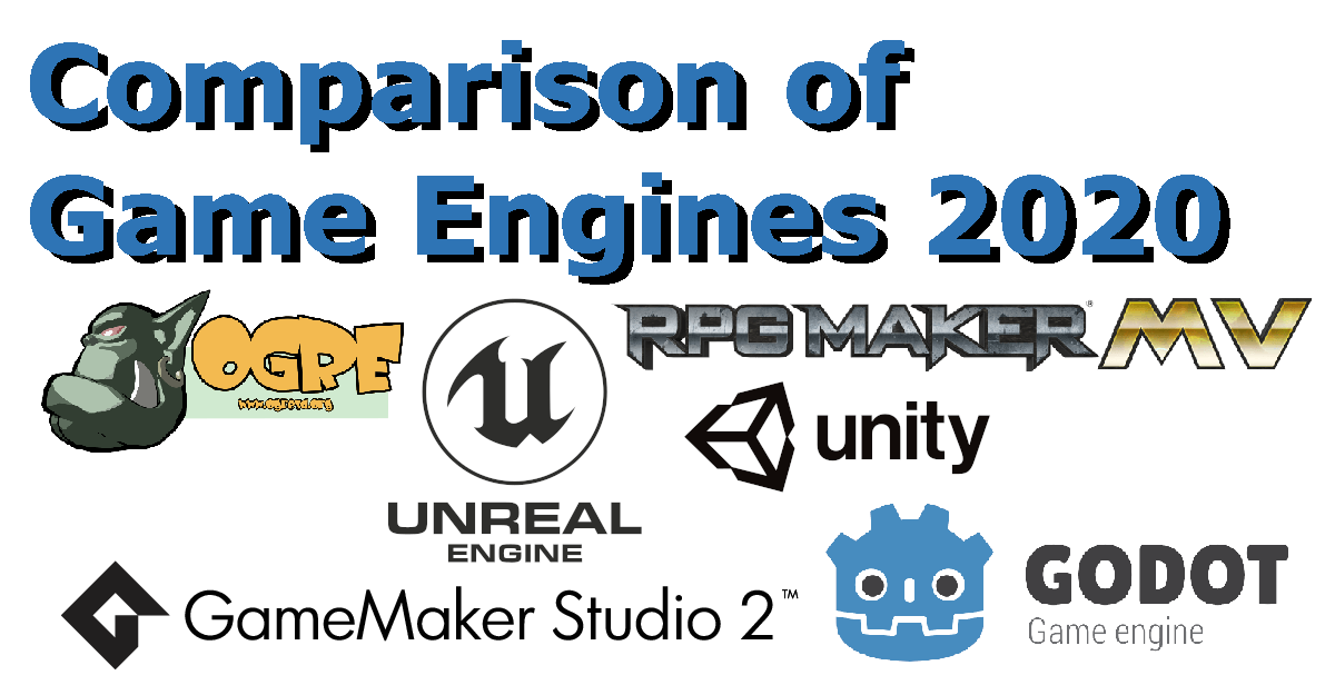 Comparison Of Game Engines 2020 Indiegamedev