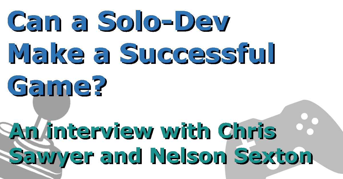 Can a Solo-Developer Make a Successful Game?